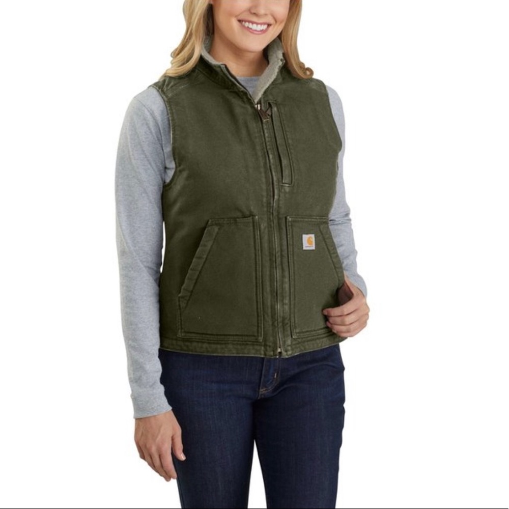 NWOT Carhartt Sherpa Lined Vest